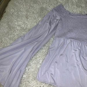 Pacsun long sleeve off the shoulder top